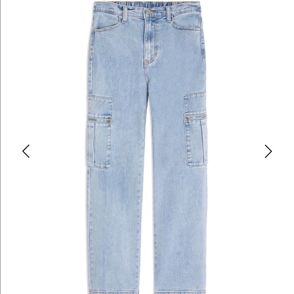 WeWoreWhat Utility Stretch Denim Straight Jean